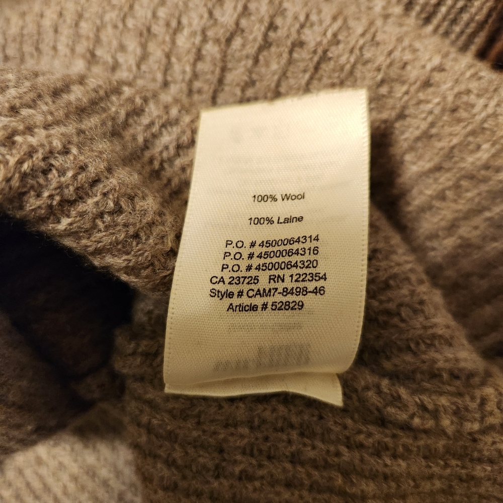 Taupe Wilfred Free Bianca Wool Turtleneck Sweater Dress - Picture 5 of 7